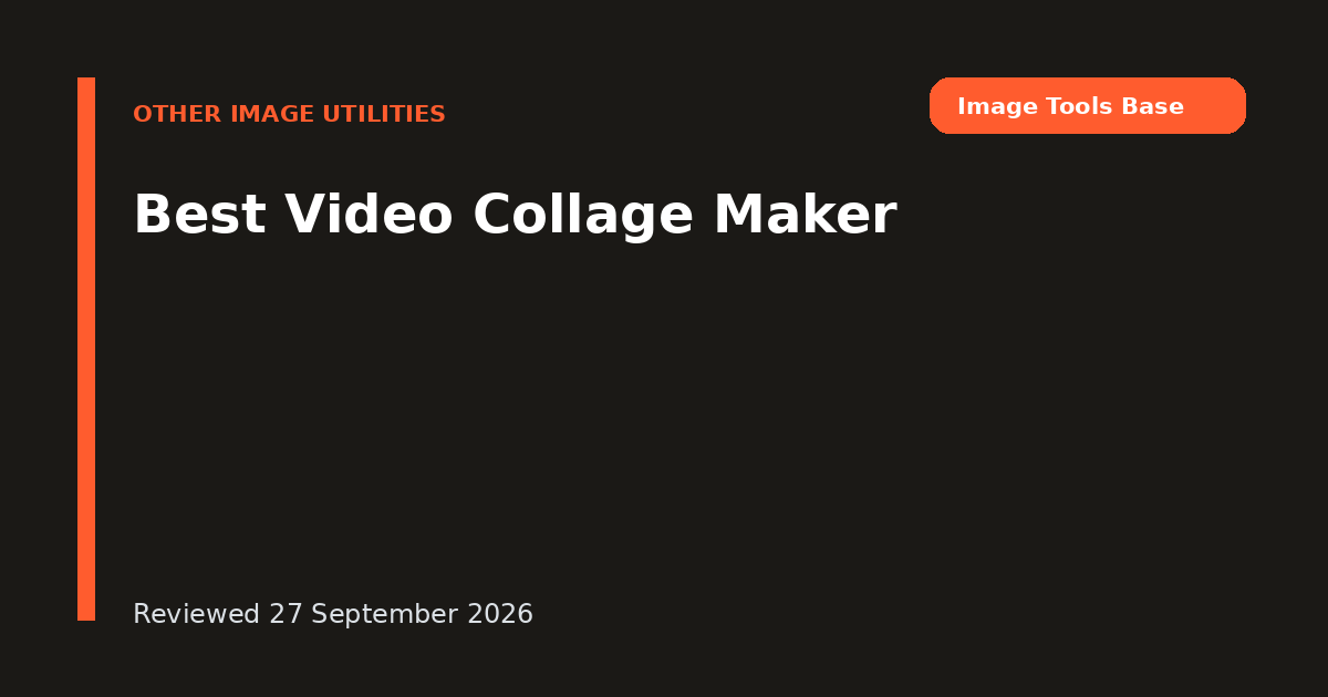 Best Video Collage Maker