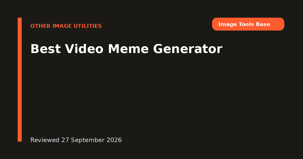 Best Video Meme Generator