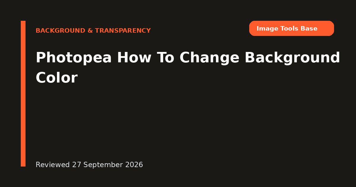 Photopea How To Change Background Color